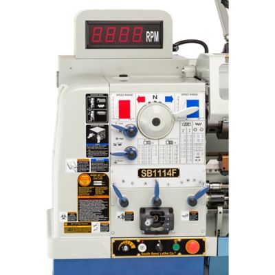 Image showing  SB1114F-13 in. x 30 in. Evs Lathe with Dro, SB1114F