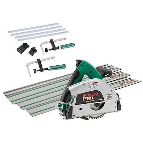 Grizzly T33300Zx-6-1/4In Track Saw Bundle