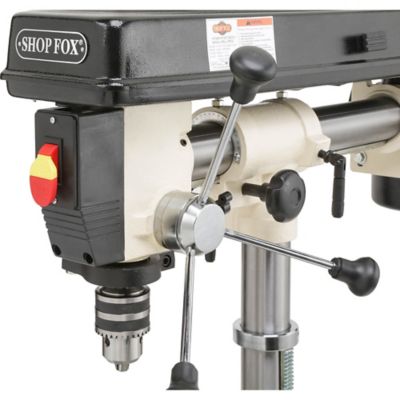 Image showing 5 th Shop Fox W1669-34 in. Benchtop Radial Drill Press