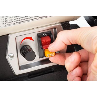 Image showing  8 in. Diameter Variable-Speed Grinder with Wo