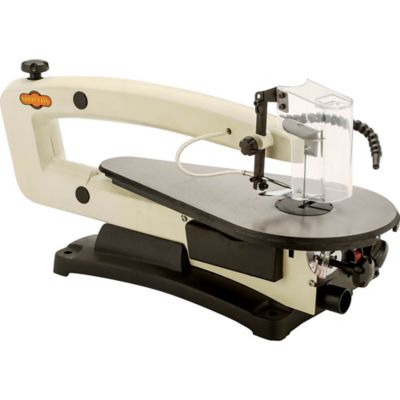 Shop Fox 1.2A 120V 18 in. Variable Speed Scroll Saw with LED Light
