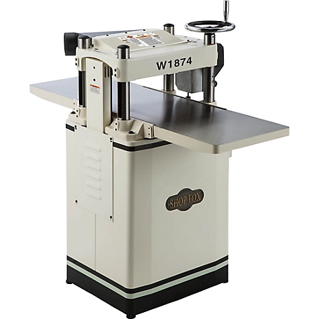 Shop Fox W1874-15 in. 3 HP Fixed-Table Planer with Helical, W1874