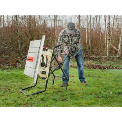 Image showing 7 th Shop Fox W1875-2 HP Benchtop Table Saw with Stand, W1875