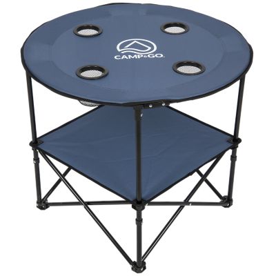 Camp & Go 28 Diameter Fabric Round Portable Table, FTR28-456-1