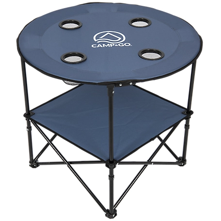 Camp & Go 28 Diameter Fabric Round Portable Table, FTR28-456-1
