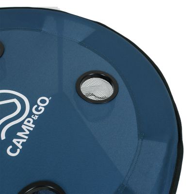 Image showing 6 th Camp & Go Fabric Round Portable Table, 28 in. Diameter