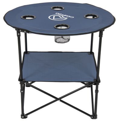 Image showing 7 th Camp & Go Fabric Round Portable Table, 28 in. Diameter