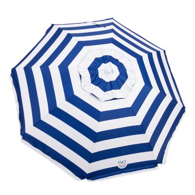 RIO Beach 6 ft. Beach Umbrella with Integrated Sand Anchor