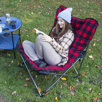 Image showing  XXL Ultra Padded Flannel Camp Seat