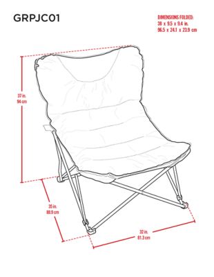 Image showing  XXL Ultra Padded Flannel Camp Seat