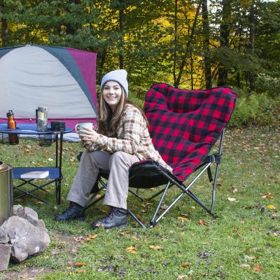 Image showing  XXL Ultra Padded Flannel Camp Seat