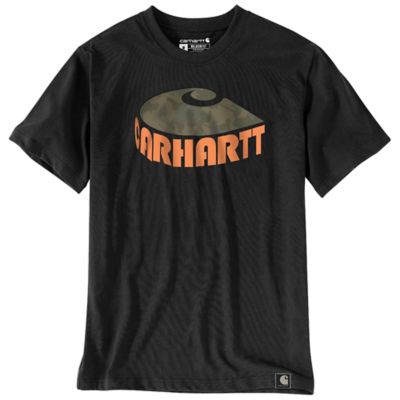 Carhartt Men's Relaxed Fit Heavyweight Camo C Graphic Short-Sleeve T-Shirt