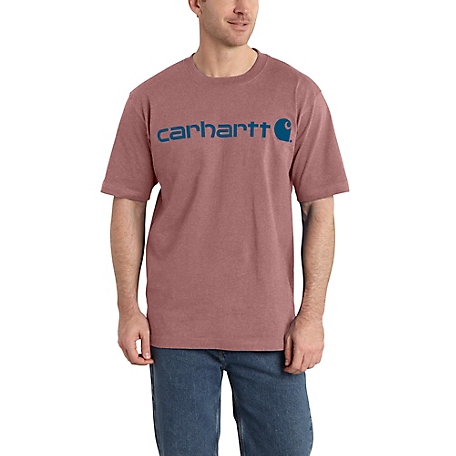Carhartt Men's Short-Sleeve Logo T-Shirt, K195DBL