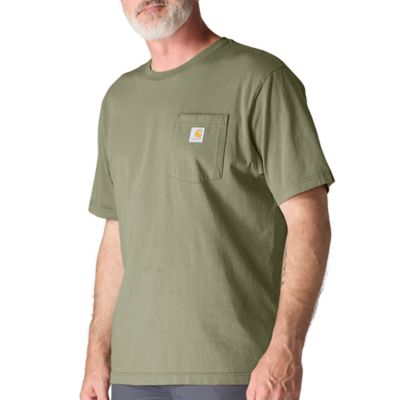 Image showing 2 th Carhartt Men's Iconic K87 Loose Fit Heavyweight Short-Sleeve Pocket T-Shirt