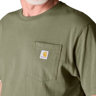 Image showing 3 th Carhartt Men's Iconic K87 Loose Fit Heavyweight Short-Sleeve Pocket T-Shirt