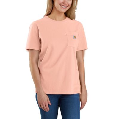 Carhartt Women's K87 Loose Fit Heavyweight Short-Sleeve Pocket T-Shirt, 103067-001