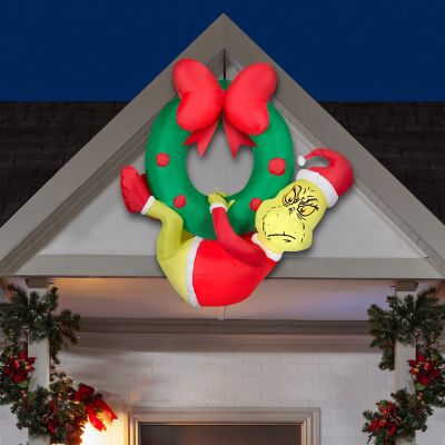 Image showing  Airblown-Grin. Hanging From Wreath-Dr. Seuss