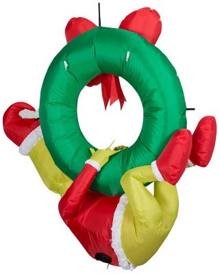 Image showing  Airblown-Grin. Hanging From Wreath-Dr. Seuss
