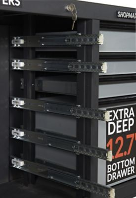 Image showing  41 in. 8-Drawer Rolling Tool Cabinet