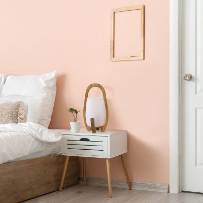 Lalia Home Contemporary Accented Table Desk Lamp with Glass Shade