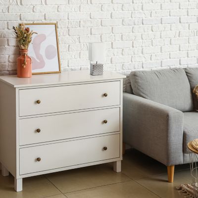 Simple Designs Contemporary Petite Hammered Square Bedside Table Desk Lamp with Rectangular Fabric Shade