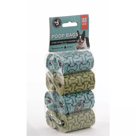 Precious Tails Unscented Dog Poop Bags 80 ct Poop Bags