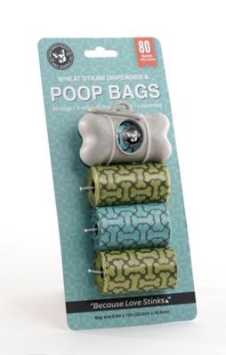 Precious Tails Dog Poop Bags with Dispenser