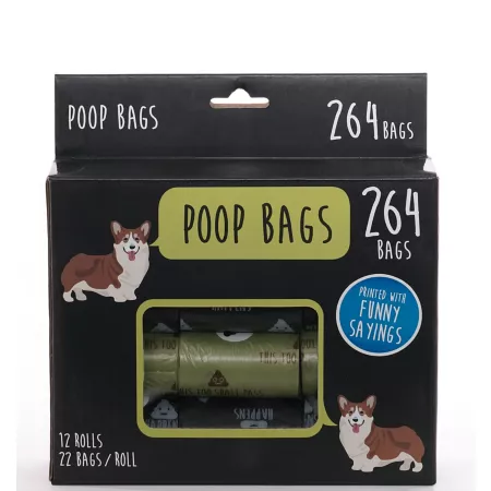 Precious Tails Funny Unscented Dog Poop Bags 264 ct Poop Bags