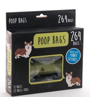 Image showing  Humorous Unscented Dog Poop Bags, 264 ct.