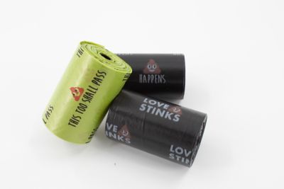 Image showing  Humorous Unscented Dog Poop Bags, 264 ct.