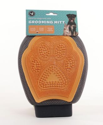 Precious Tails Grooming Mitt, Orange