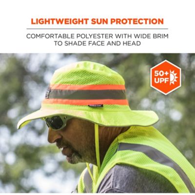 Image showing  Hi-Vis Ranger Sun Hat - Microfiber