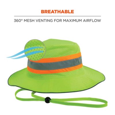 Image showing  Hi-Vis Ranger Sun Hat - Microfiber