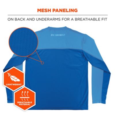 Image showing 5 th Ergodyne Cooling Long Sleeve Sun Shirt with Uv Protection