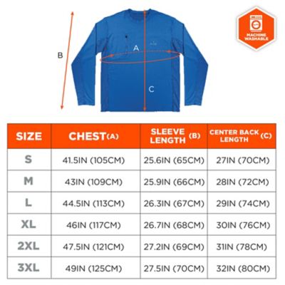 Image showing 6 th Ergodyne Cooling Long Sleeve Sun Shirt with Uv Protection