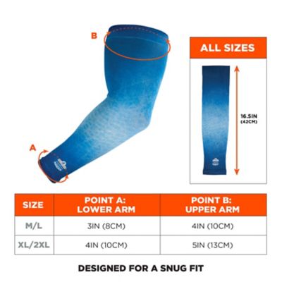 Image showing  Unisex Adult Sun Protection Polyester Arm Sleeves, 1-Pair