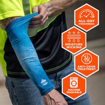 Image showing  Unisex Adult Sun Protection Polyester Arm Sleeves, 1-Pair
