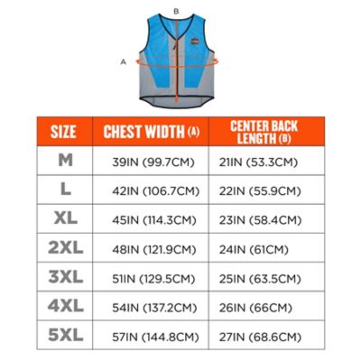 Image showing 6 th Ergodyne Wet Evaporative Cooling Vest - PVA - Zipper