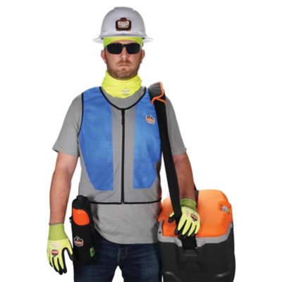 Image showing 3 th Ergodyne Wet Evaporative Cooling Vest - PVA - Zipper