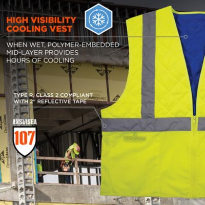 Image showing  Class 2 Hi-Vis Safety Cooling Vest