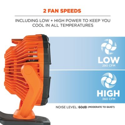 Image showing  Rechargeable Portable Jobsite Fan