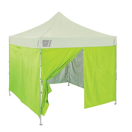 Ergodyne Pop-Up Tent Sidewall Kit - 10 ft. x 10 ft., Lime