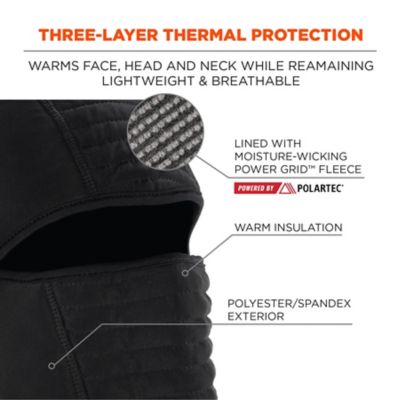 Image showing  Unisex Adult 3-Layer Insulated Balaclava Face Mask