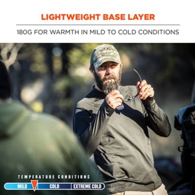 Image showing 2 th Ergodyne Long Sleeve Lightweight Base Layer Shirt