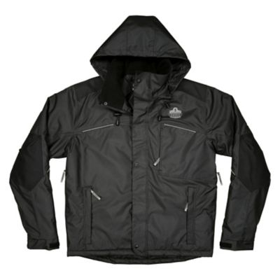 Image showing 8 th Ergodyne Men's Winter Work Jacket with 300D Polyester Shell