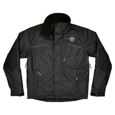Image showing 9 th Ergodyne Men's Winter Work Jacket with 300D Polyester Shell