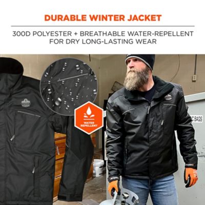 Image showing  Men's Winter Work Jacket with 300D Polyester Shell