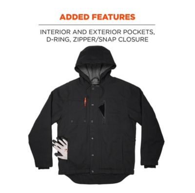 Image showing 6 th Ergodyne Men's Duck Canvas Work Jacket