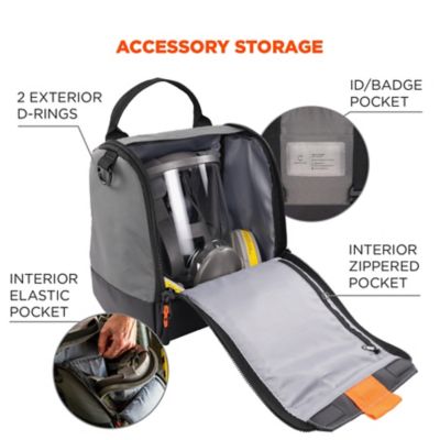 Image showing 5 th Ergodyne Full Respirator Bag - Zipper Magnetic, 13185