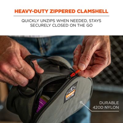 Image showing  Clamshell Half Respirator Bag - Zipper Closure, 13187